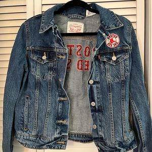 Levi’s boston red sox denim jacket